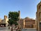 The old and historic side of Dubai city | Old Arabian architecture and buildings | Al Seef District, outdoor shopping and restaura