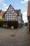 Old historical half-timbered house in Eltville am Rhein / Germany