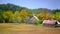 Old Homes By The Colorful Trees