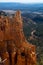 Old hoodoo and road on the plain