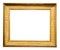 old horizontal classic wide golden picture frame