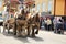 Old horse tram in Svaneke, Bornholm