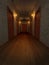 Old hotel hallway