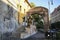 Old house with antique arch, Rome, Italy