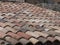 Old house roof tiles