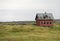 Old house in rugged landscape