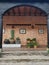 Old house used as hotel indoor courtyard