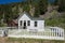 Old house with white picket fence in Custer, Idaho