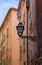 Old houses on a crooked street in Old Town Vieille Ville, Nice, South of France