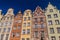 Old houses at Dlugi Targ square in Gdansk, Polan