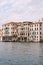 Old houses on Grand Canal, Venice, Italy. Vintage hotels and residential buildings in the Venice center. Historical