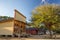 Old houses in a historic landmark park