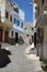 Old houses in Tangier medina in Morocco