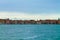 Old houses on the water in Venice. Historic architecture and cityscape of Venice