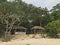 old hut by the beach