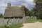 Old hut used by the first immigrants coming with the Mayflower in 17th century