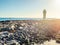 Old inactive Arkranes lighthouse, Iceland