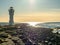 Old inactive Arkranes lighthouse, Iceland