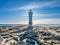 Old inactive Arkranes lighthouse, Iceland