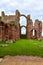 Old indisfarne Priory on Holy Island
