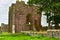 Old indisfarne Priory on Holy Island, cementery