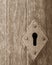 Old Iron Door Key Hole on Wooden Doors