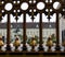 Old iron fence and statue of Archduke Karl on Heldenplatz