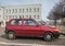 Old Italian supermini car Fiat Uni Fire 1.0 right side view parked