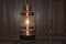 Old italian wooden ship lamp