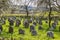 An old jewish cemetery at Hagenbach, Pretzfeld in Franconian Switzerland, Bavaria, Germany