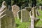 Old Jewish cemetery in Josefov, Prague, Czech Republic