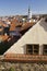 Old jewish quarter and basilica in Trebic