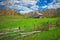 Old Kentucky Tobacco Barn in Early Spring