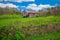 Old Kentucky Tobacco Barn in Early Spring