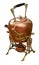 Old kettle with burner