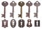 Old keys and keyholes