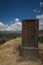 Old khachkar - traditional armenian cross-stone located in Havuts Tar in Armenia