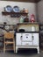 Old kitchen with a stove and utensils