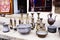 Old kitchenware trays, teapots, coffee turks, samovars, pans, plates,
