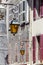 Old lanterns on street of old town of Annecy