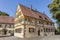 Old latin school in small bavarian town Weissenburg, Germany