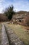 Old Lazaridi - Kontodimou arched stone bridge on Vikos canyon, Zagorohoria, Greece.