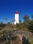 Old lighthouse from 1777 along the Baltic Coast