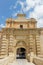 Old limestone architecture at old town Mdina in Malta