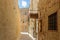 Old limestone architecture at old town Mdina in Malta