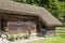 Old lodge with straw thatched roof