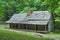 Old log cabin in Smoky Mountains