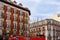 Old Luxury Residential Buildings with Balconies in Serrano Street in Salamanca District in Madrid