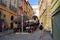 Old Lviv street, cafe, people