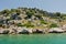 Old Lycian ruins at Kekova island, near city of Kas